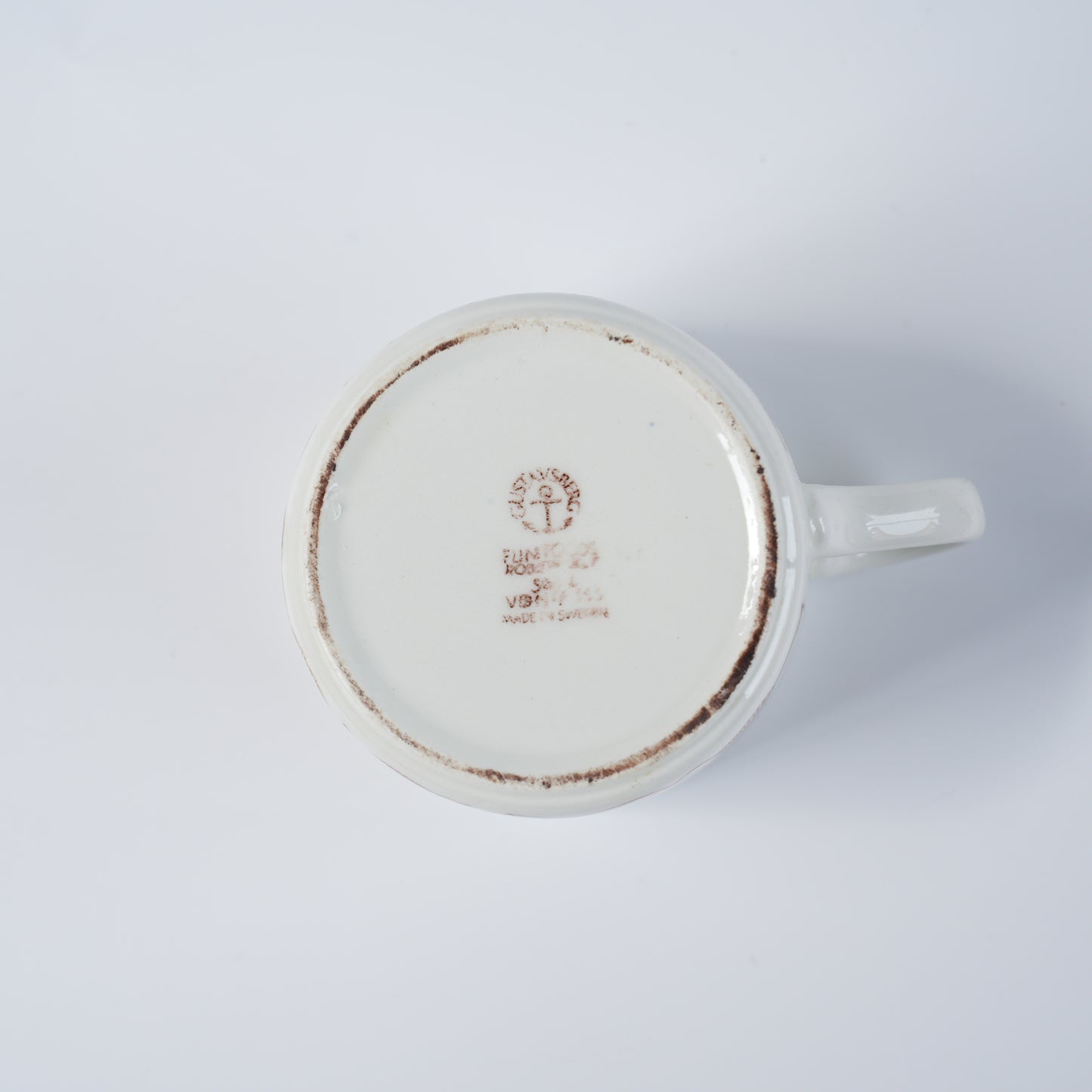 グスタフスベリ ローゼンフェルト（Rosenfalt）ティーカップ＆ソーサー 2 ヴィンテージ北欧食器