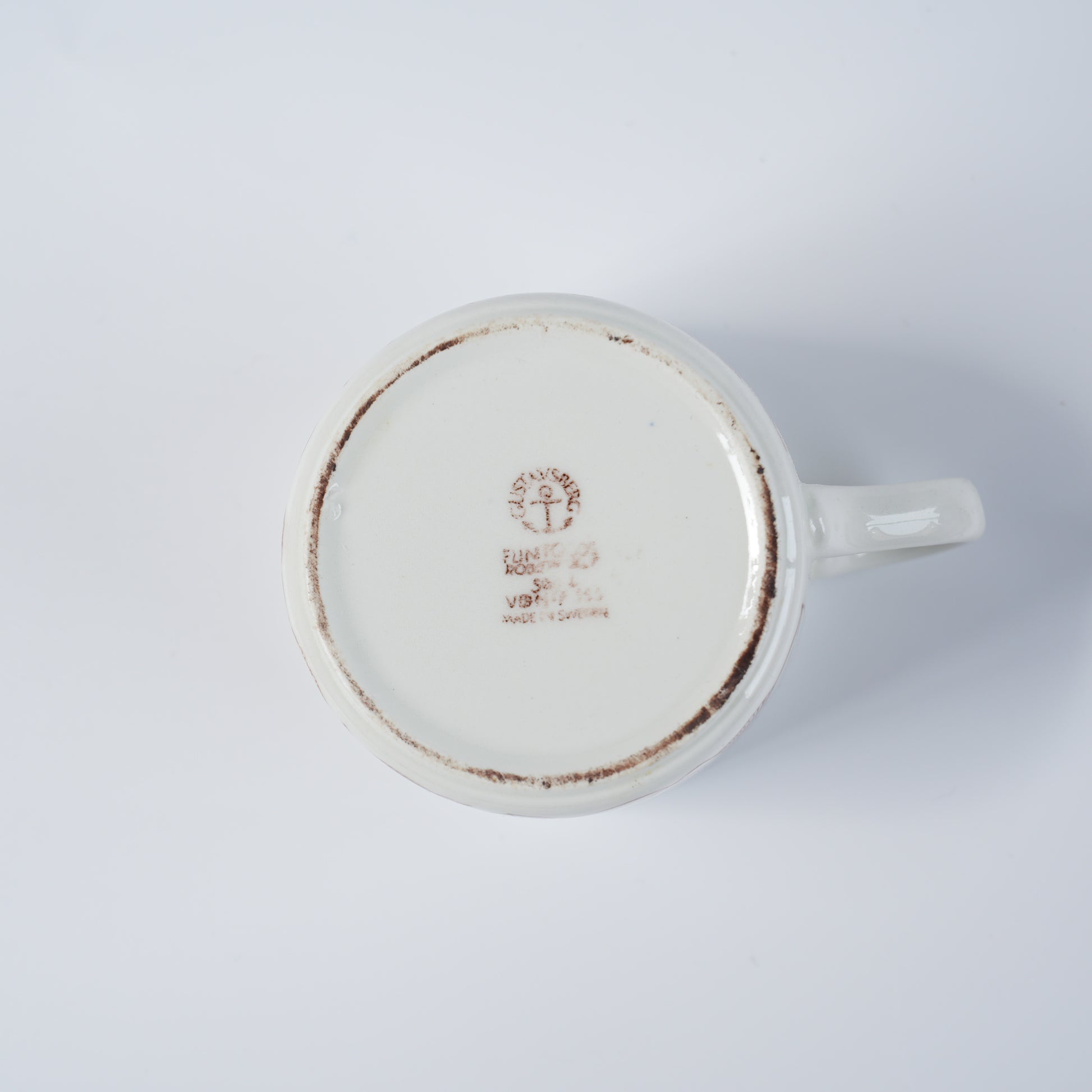 グスタフスベリ ローゼンフェルト（Rosenfalt）ティーカップ＆ソーサー 2 ヴィンテージ北欧食器