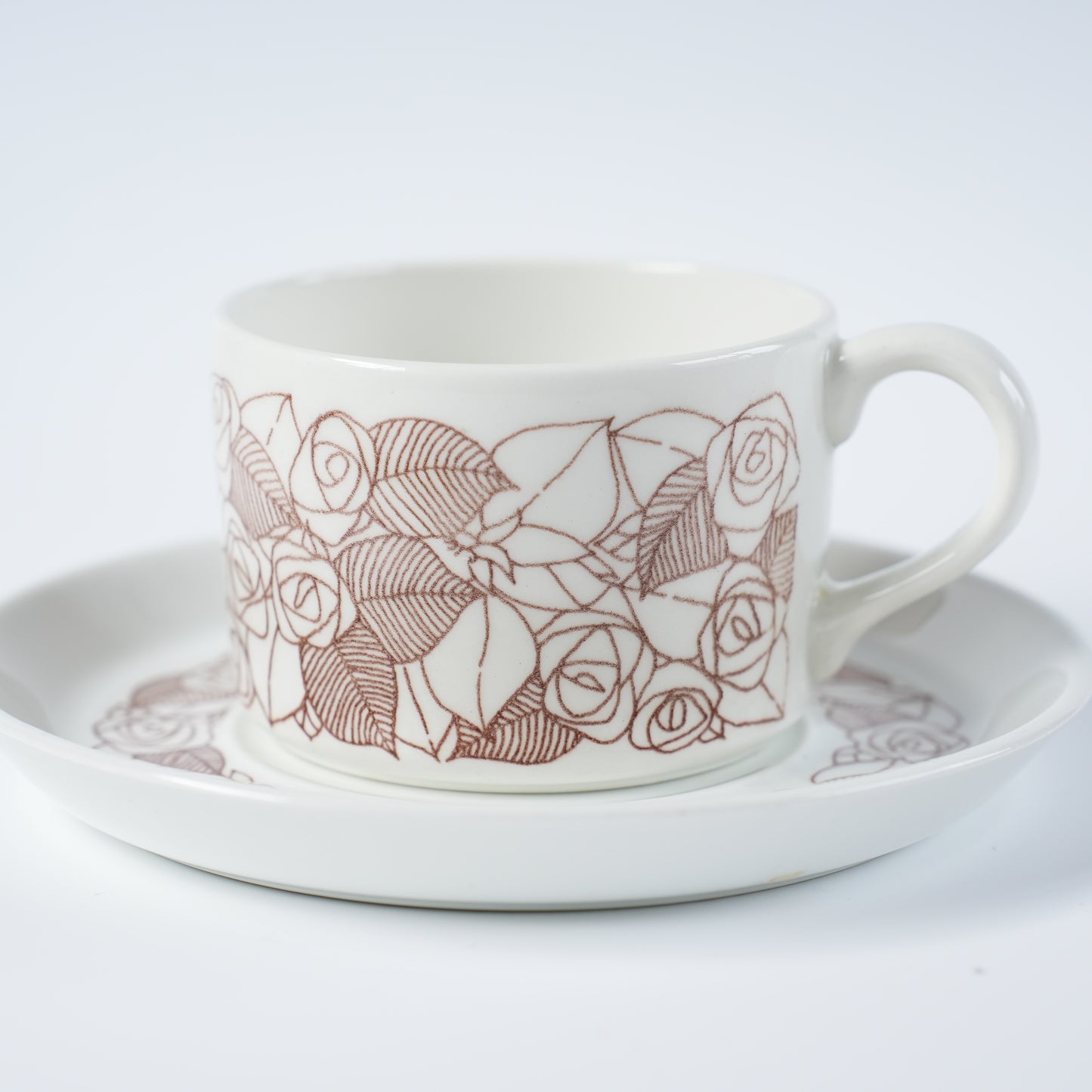 グスタフスベリ ローゼンフェルト（Rosenfalt）ティーカップ＆ソーサー ヴィンテージ北欧食器