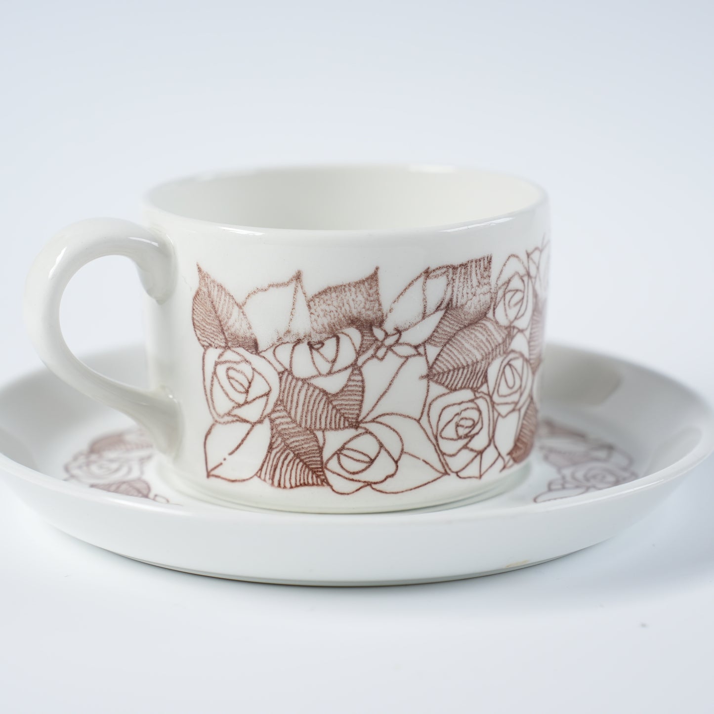 グスタフスベリ ローゼンフェルト（Rosenfalt）ティーカップ＆ソーサー ヴィンテージ北欧食器