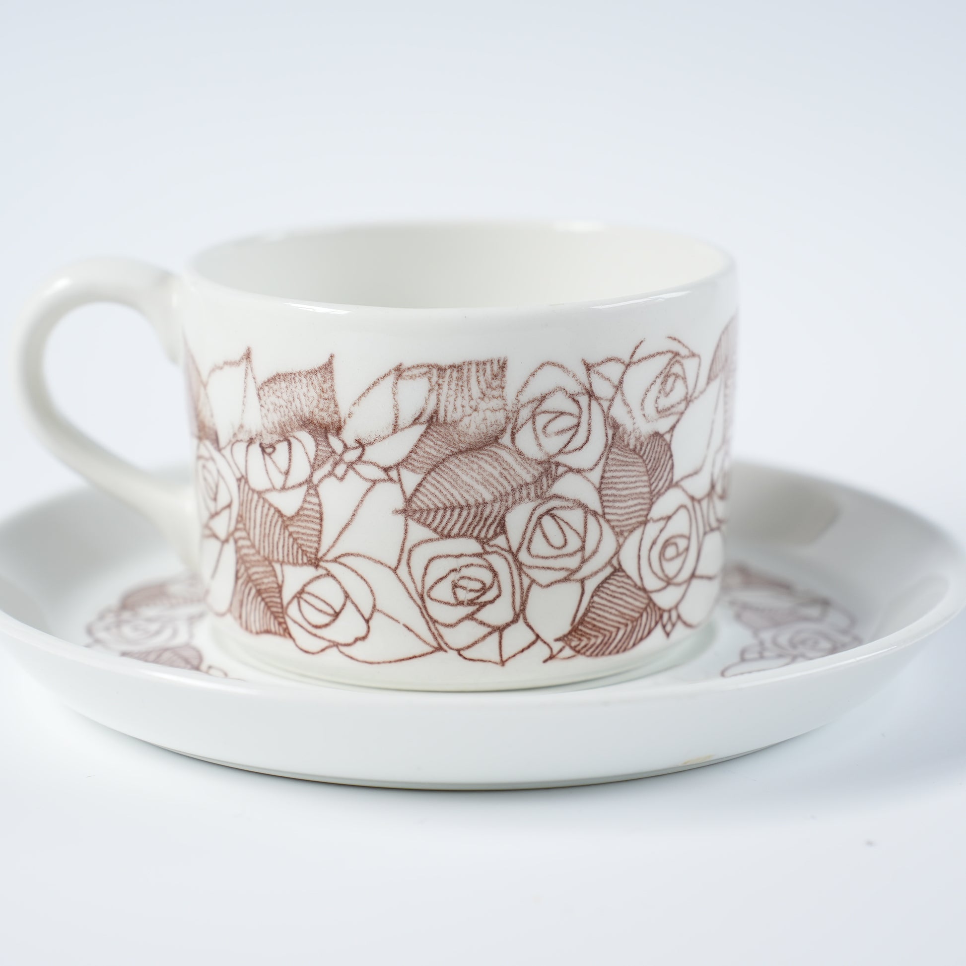 グスタフスベリ ローゼンフェルト（Rosenfalt）ティーカップ＆ソーサー ヴィンテージ北欧食器