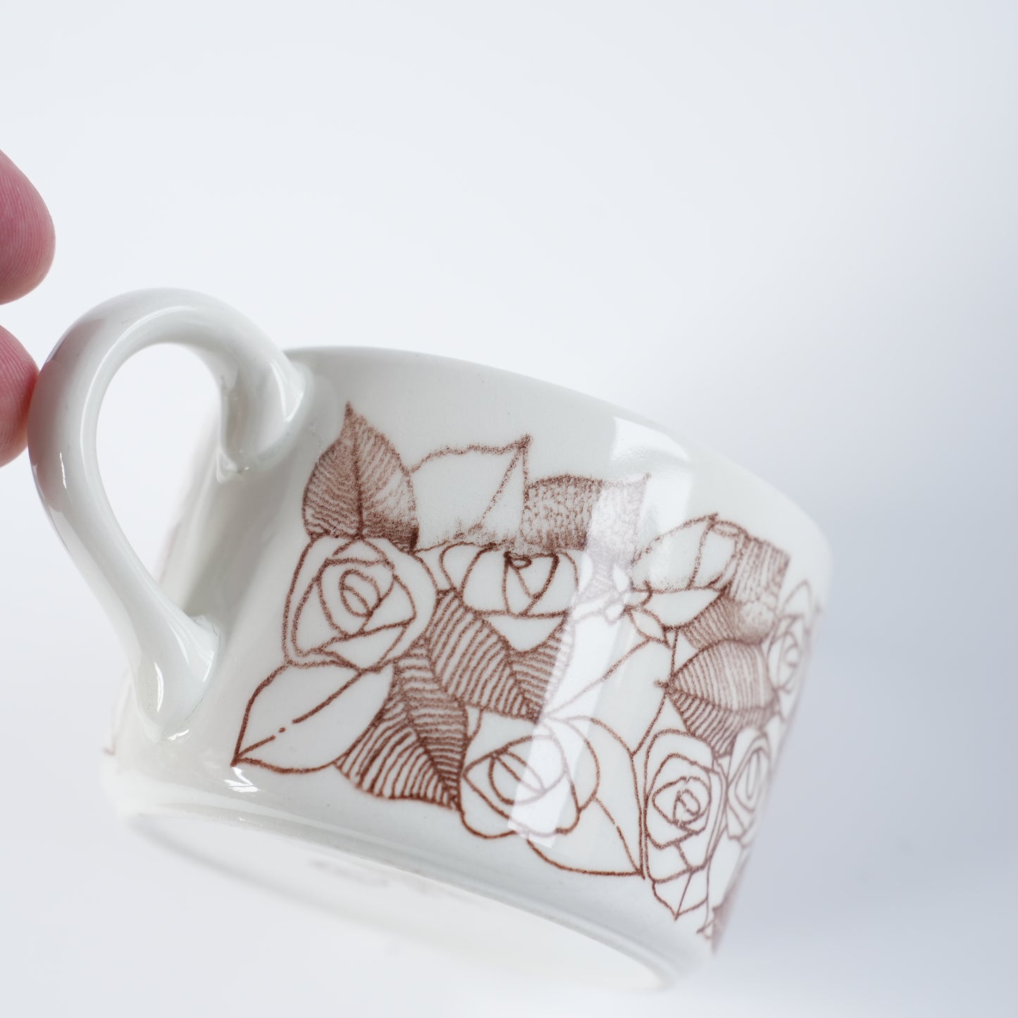 グスタフスベリ ローゼンフェルト（Rosenfalt）ティーカップ＆ソーサー ヴィンテージ北欧食器