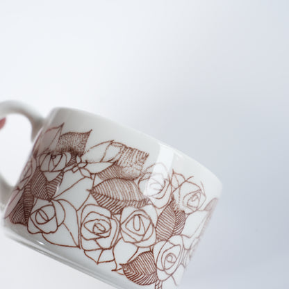 グスタフスベリ ローゼンフェルト（Rosenfalt）ティーカップ＆ソーサー ヴィンテージ北欧食器