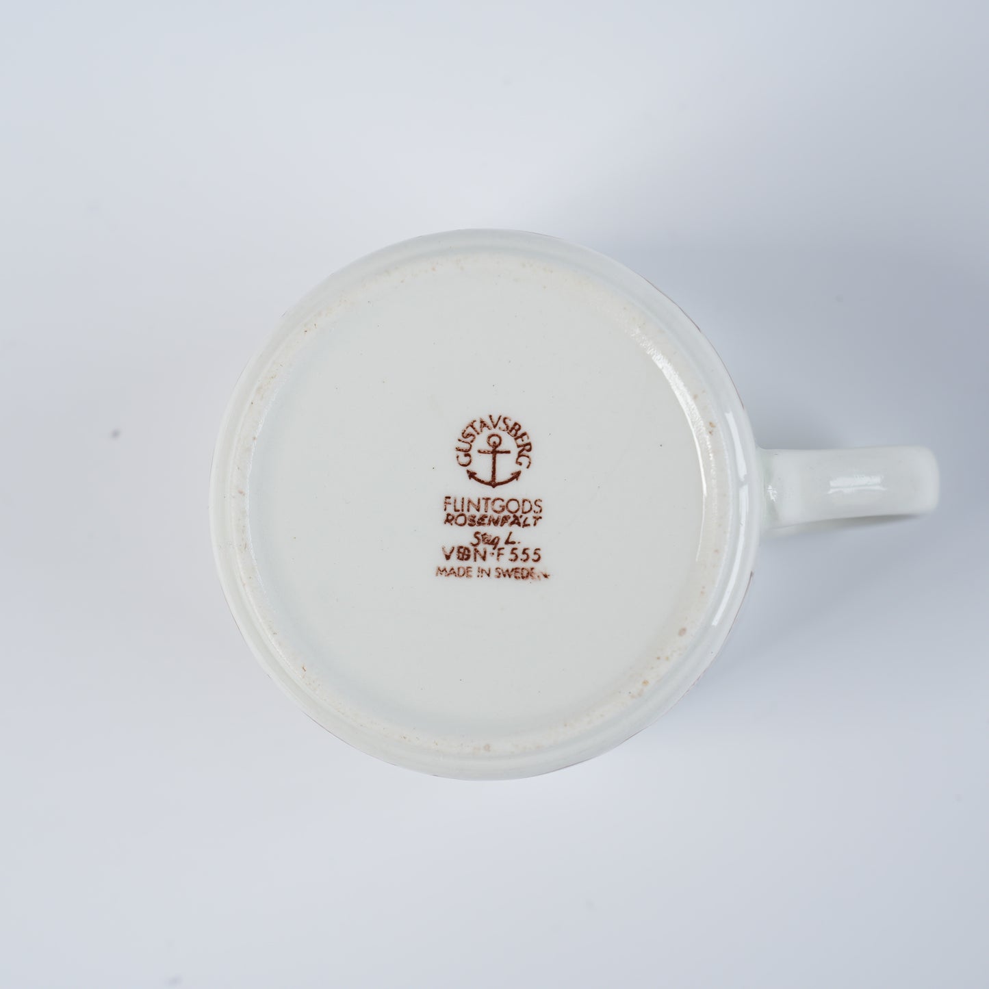 グスタフスベリ ローゼンフェルト（Rosenfalt）ティーカップ＆ソーサー ヴィンテージ北欧食器