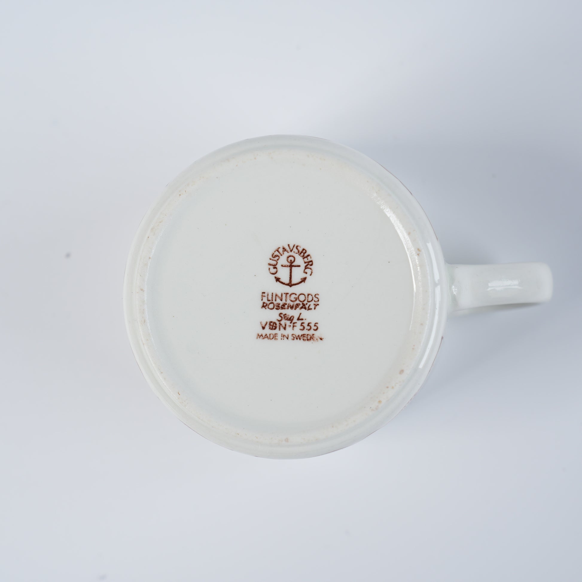 グスタフスベリ ローゼンフェルト（Rosenfalt）ティーカップ＆ソーサー ヴィンテージ北欧食器
