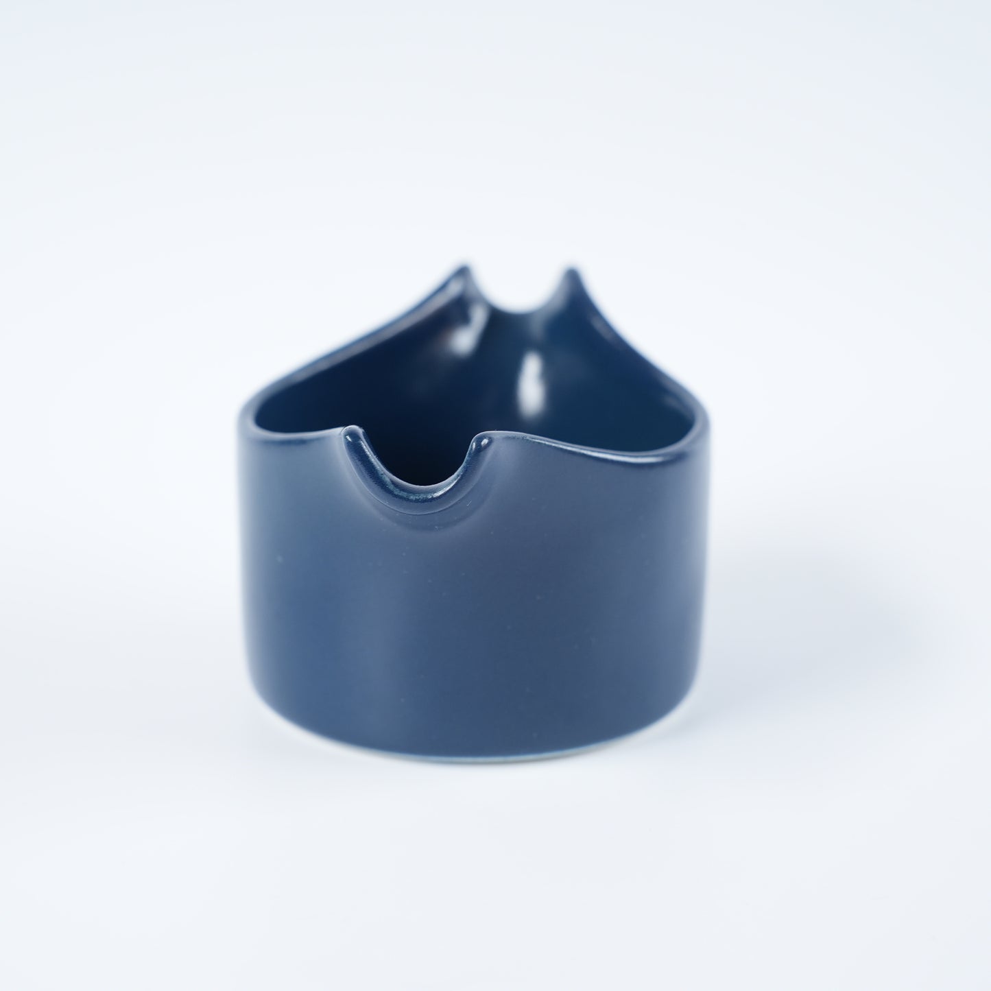 グスタフスベリ ボーヒュース（Bohus）両口クリーマー ブルー 1963年 スティグ・リンドベリ