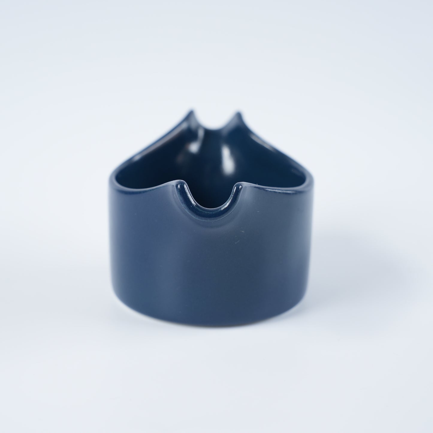 グスタフスベリ ボーヒュース（Bohus）両口クリーマー ブルー 1963年 スティグ・リンドベリ