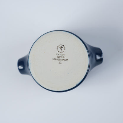 グスタフスベリ ボーヒュース（Bohus）両口クリーマー ブルー 1963年 スティグ・リンドベリ