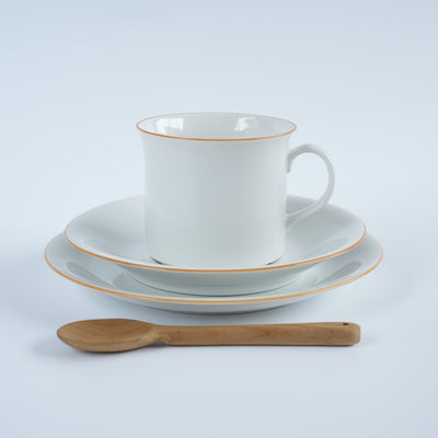 ロールストランド プリムール（Primeur）ティーカップ＆ソーサー＆ケーキ皿 トリオ