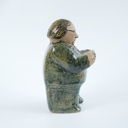 希少 リサ・ラーソン ユニークピース グンナル・ストレング財務大臣貯金箱