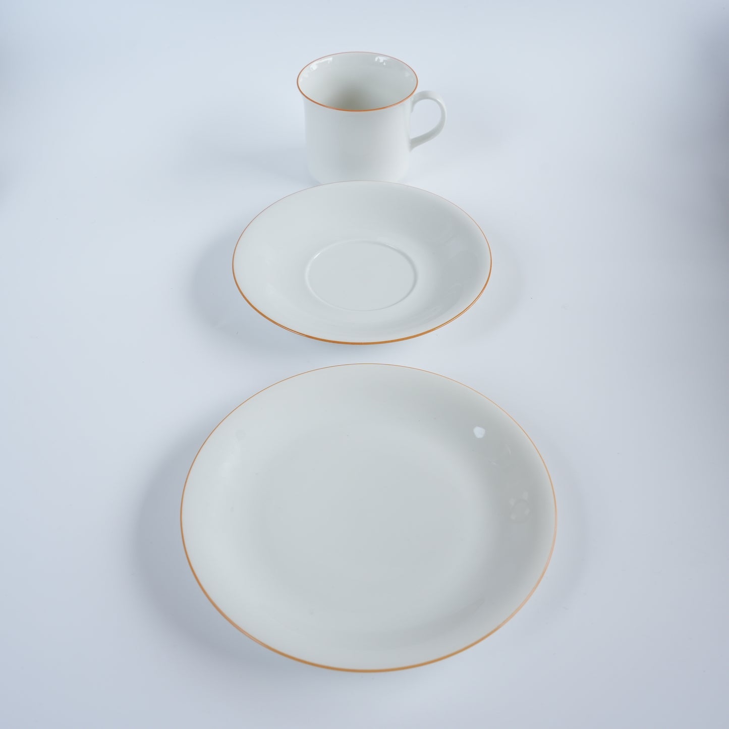 ロールストランド プリムール（Primeur）ティーカップ＆ソーサー＆ケーキ皿 トリオ