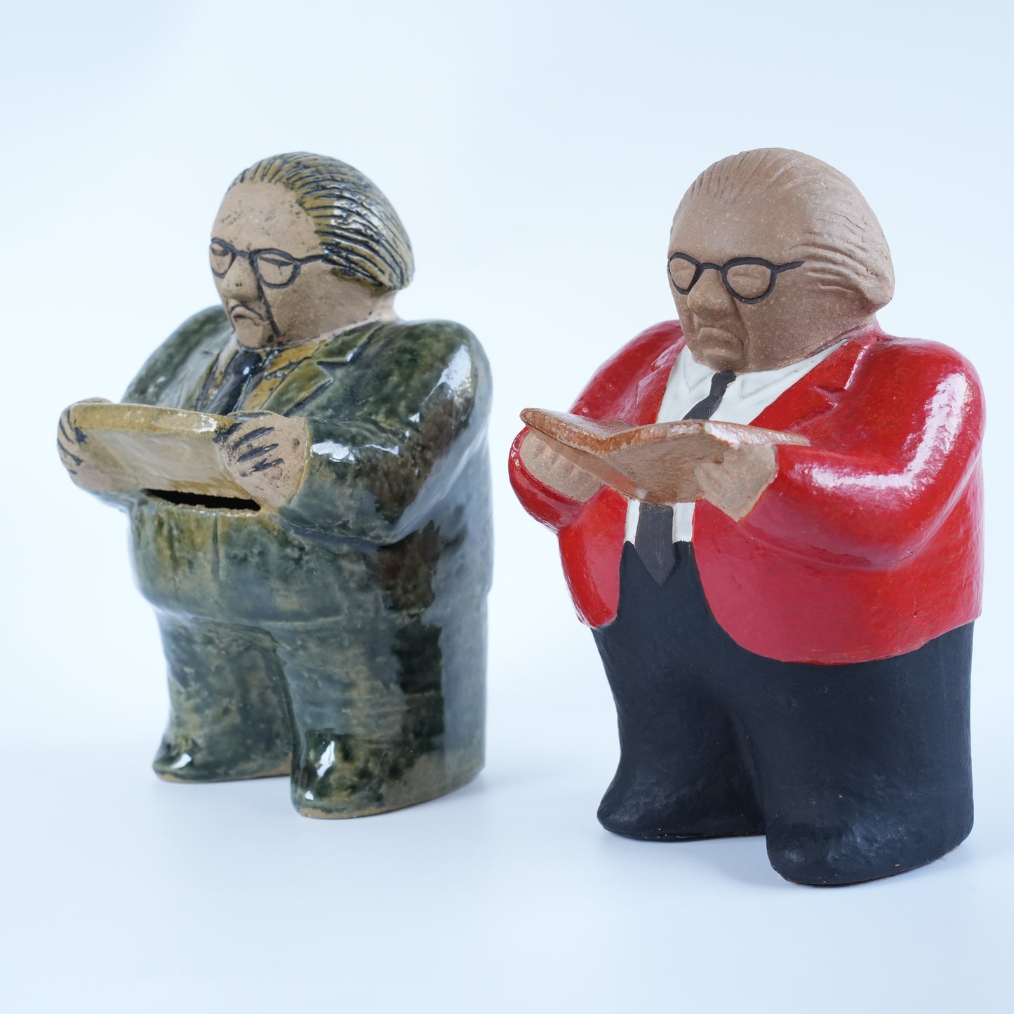 希少 リサ・ラーソン ユニークピース グンナル・ストレング財務大臣貯金箱