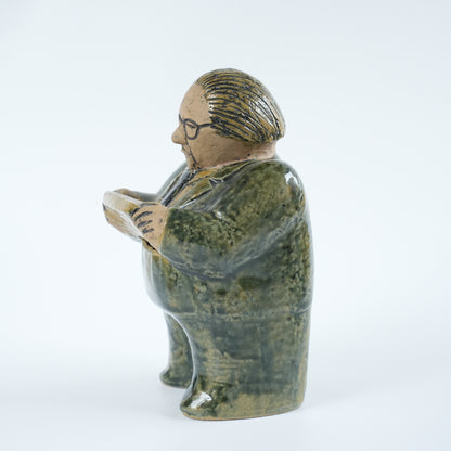 希少 リサ・ラーソン ユニークピース グンナル・ストレング財務大臣貯金箱