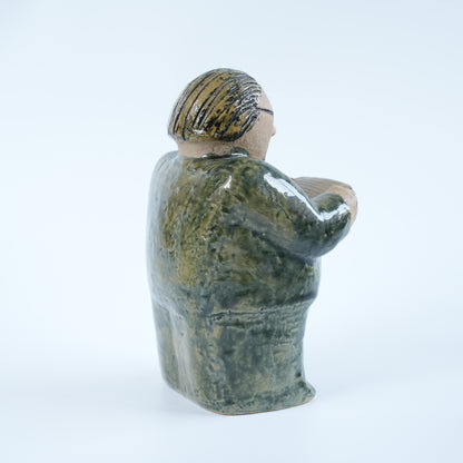 希少 リサ・ラーソン ユニークピース グンナル・ストレング財務大臣貯金箱