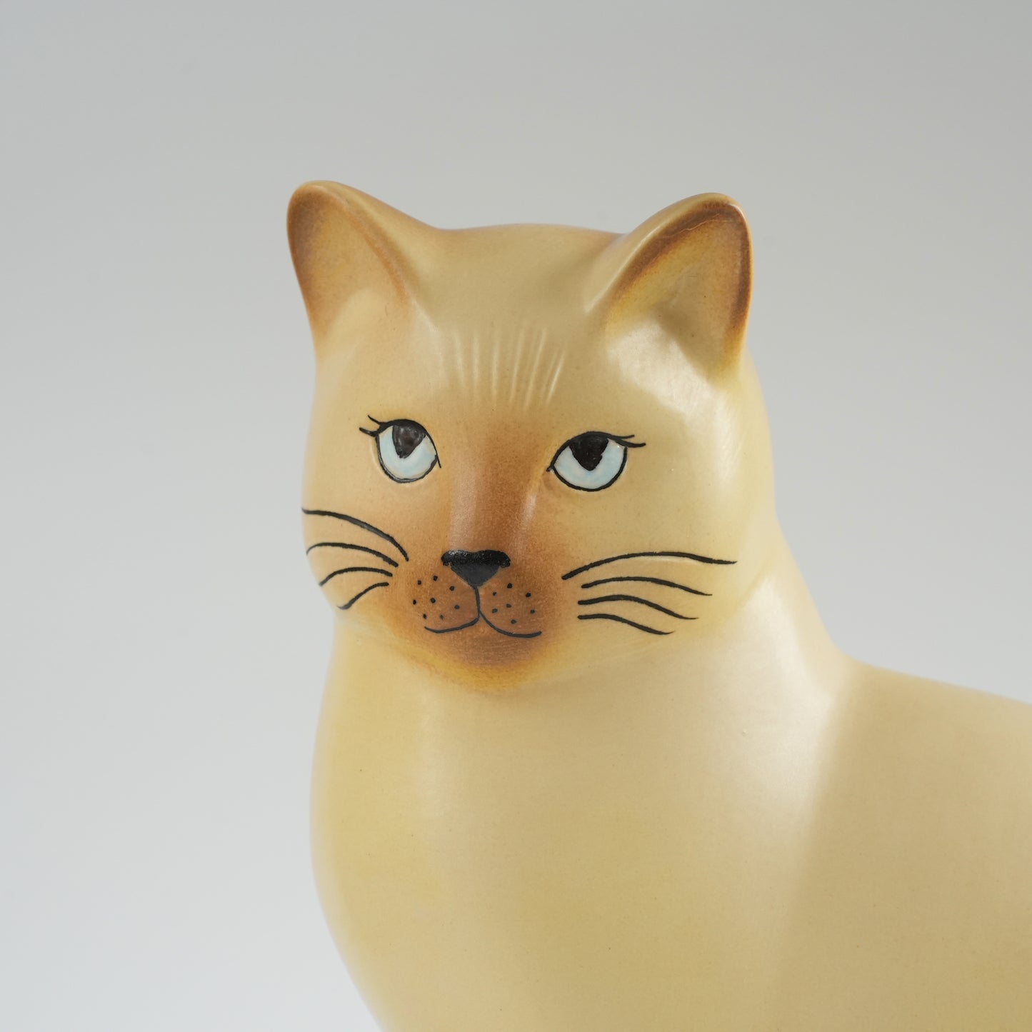 リサ・ラーソン キャットマンズ Cat Mans マキシ 白茶の猫 Lisa Larson Keramikstudion Gustavsberg