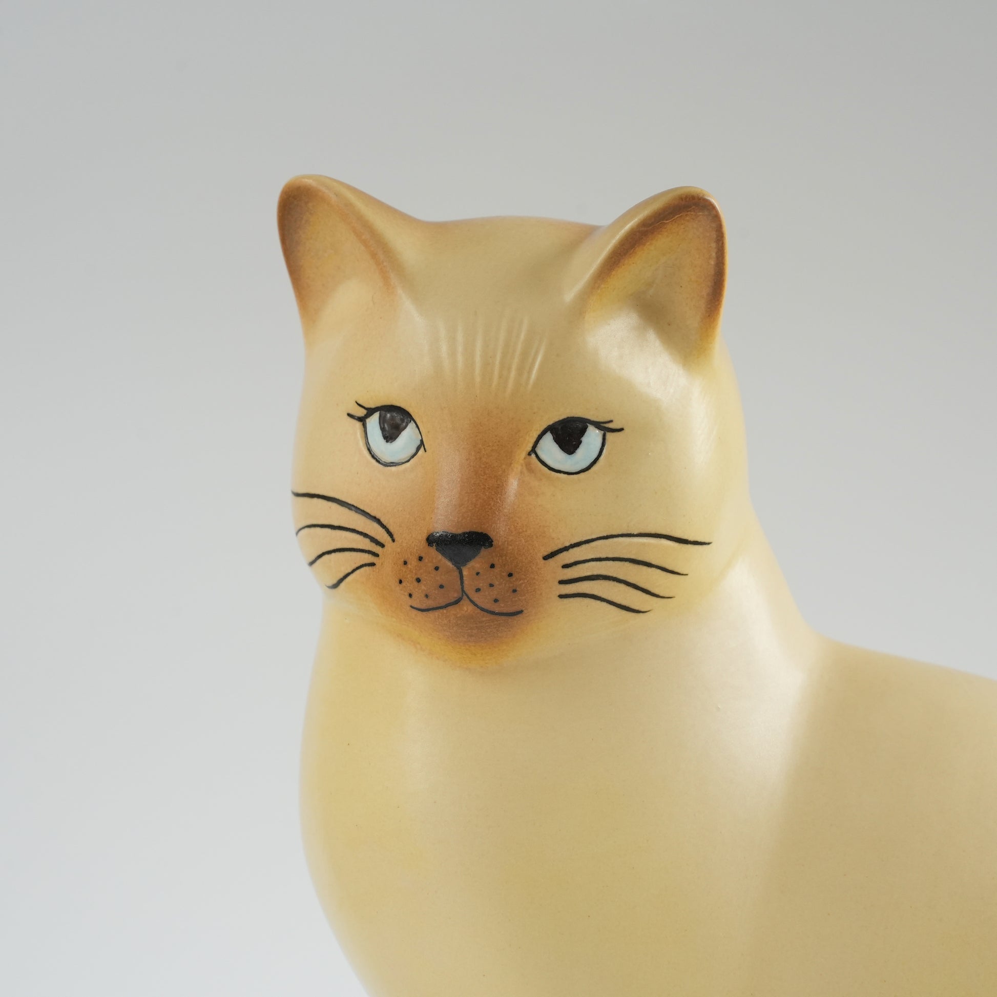 リサ・ラーソン キャットマンズ Cat Mans マキシ 白茶の猫 Lisa Larson Keramikstudion Gustavsberg