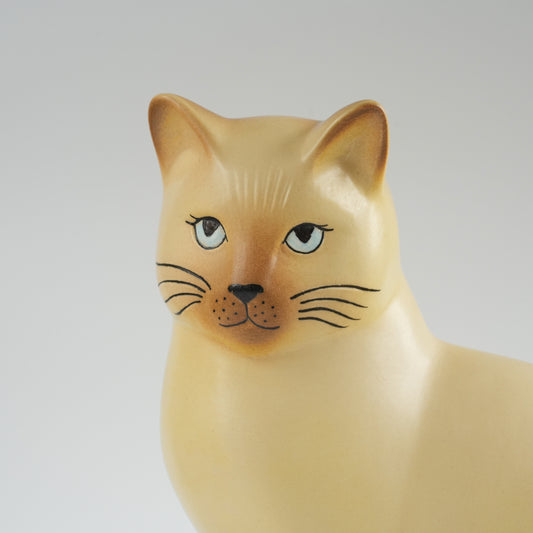 リサ・ラーソン キャットマンズ Cat Mans マキシ 白茶の猫 Lisa Larson Keramikstudion Gustavsberg