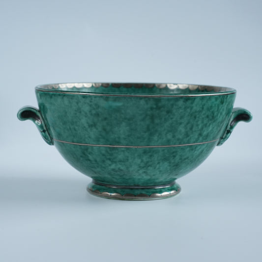 グスタフスベリ アルジェンタ（Argenta）銀彩 ボンボニエール（耳付きボウル） ヴィルヘルム・コーゲ