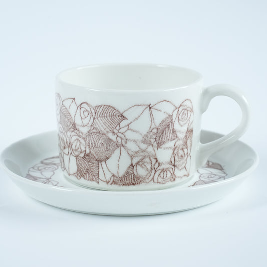 希少 グスタフスベリ ローゼンフェルト（Rosenfalt）ティーカップ＆ソーサー 2