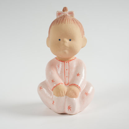 希少 フリーランス期 赤ちゃん（Pyret）リサ・ラーソン（Lisa Larson）グスタフスベリ製 ストーンウェア 高さ16cm