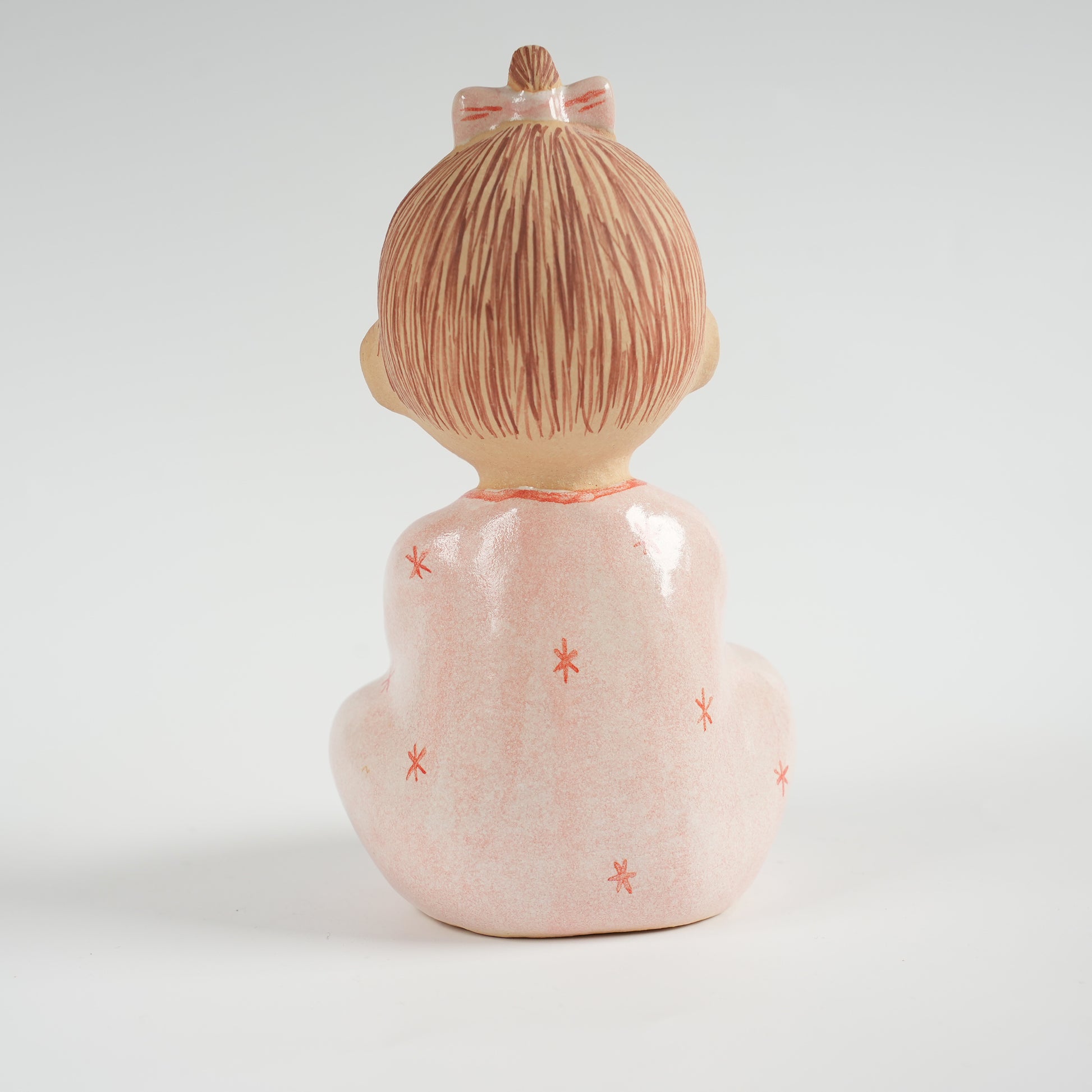 希少 フリーランス期 赤ちゃん（Pyret）リサ・ラーソン（Lisa Larson）グスタフスベリ製 ストーンウェア 高さ16cm