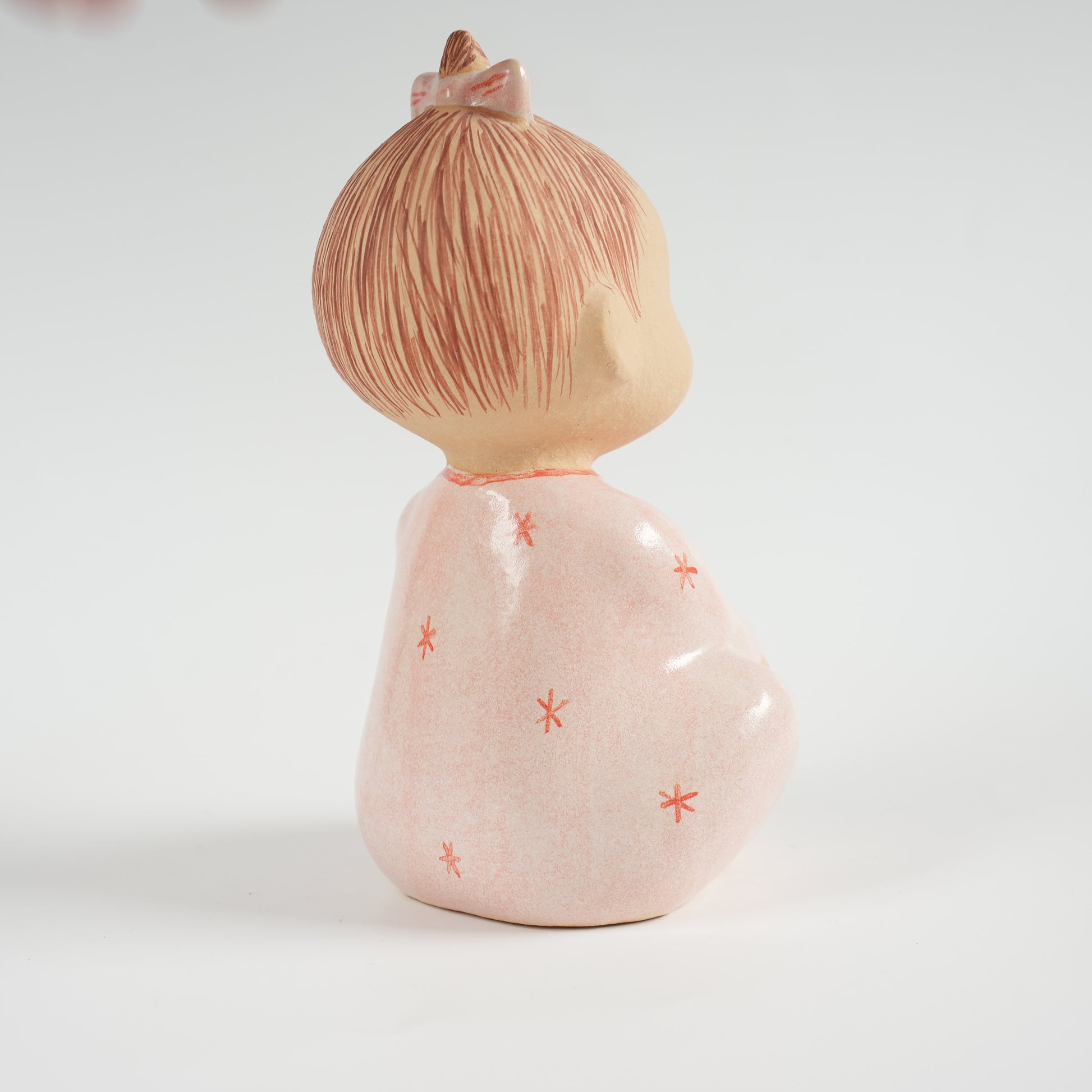 希少 フリーランス期 赤ちゃん（Pyret）リサ・ラーソン（Lisa Larson）グスタフスベリ製 ストーンウェア 高さ16cm