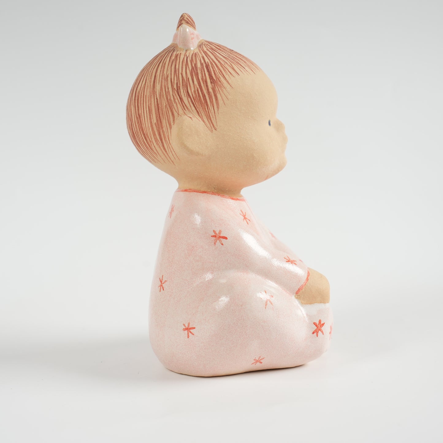 希少 フリーランス期 赤ちゃん（Pyret）リサ・ラーソン（Lisa Larson）グスタフスベリ製 ストーンウェア 高さ16cm