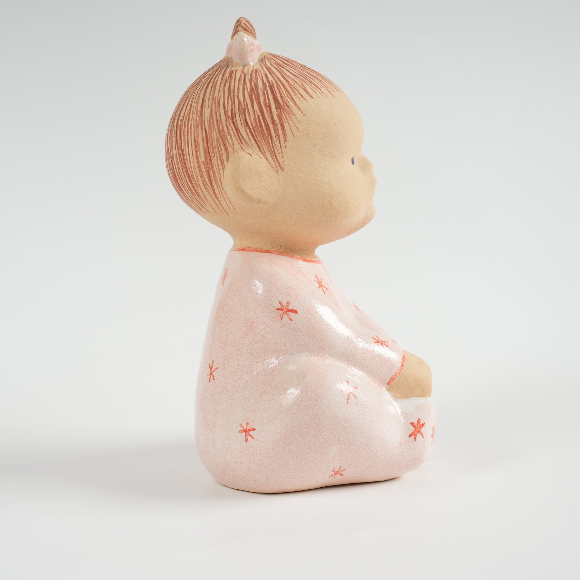 希少 フリーランス期 赤ちゃん（Pyret）リサ・ラーソン（Lisa Larson）グスタフスベリ製 ストーンウェア 高さ16cm