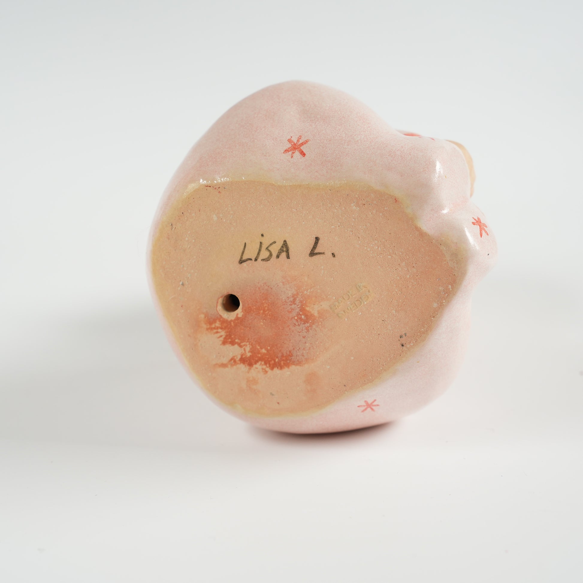 希少 フリーランス期 赤ちゃん（Pyret）リサ・ラーソン（Lisa Larson）グスタフスベリ製 ストーンウェア 高さ16cm
