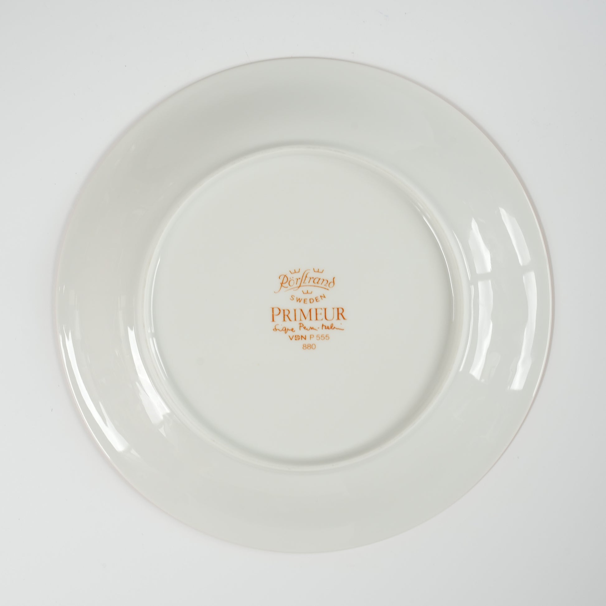ロールストランド プリムール（Primeur）21cmプレート サイズ感