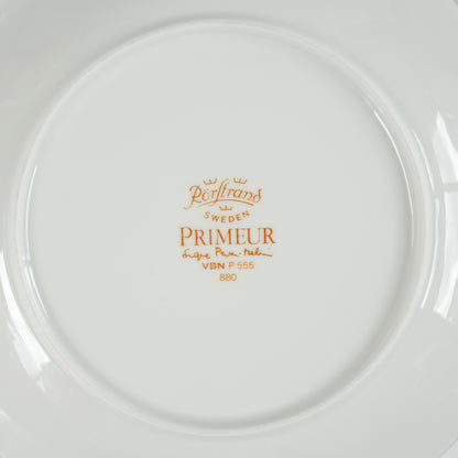 ロールストランド プリムール（Primeur）21cmプレート 細部の文様