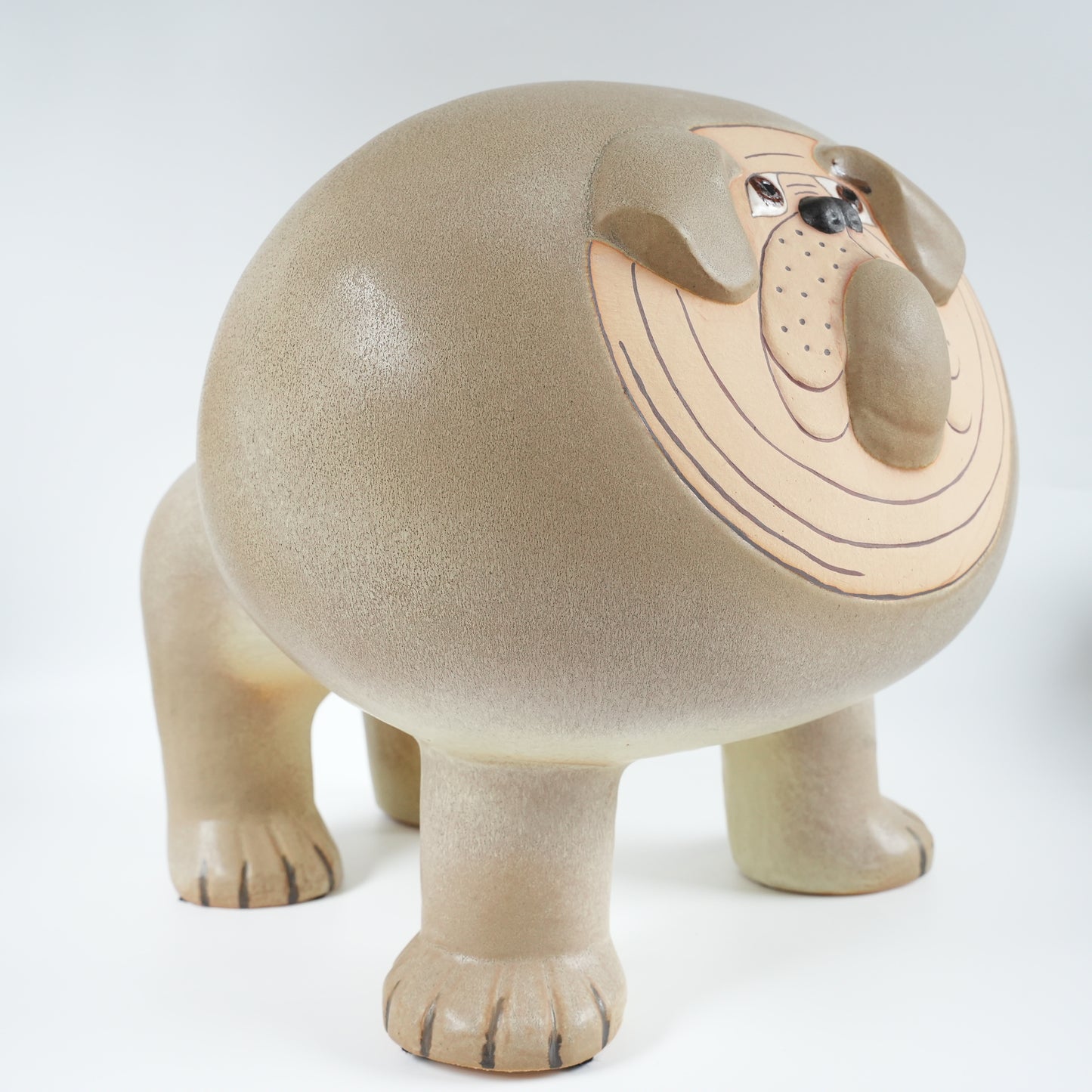 【廃盤品】希少 大型 リサ・ラーソン ブルドッグ マキシ（Bulldog Maxi）グスタフスベリＫスタジオ