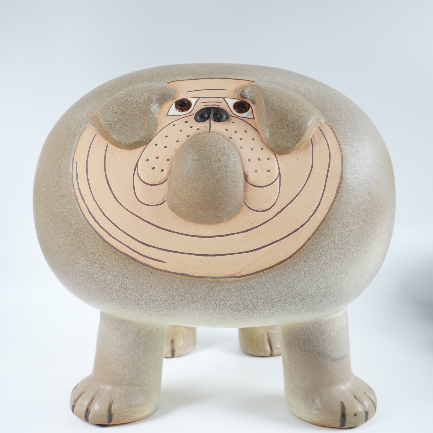 【廃盤品】希少 大型 リサ・ラーソン ブルドッグ マキシ（Bulldog Maxi）グスタフスベリＫスタジオ