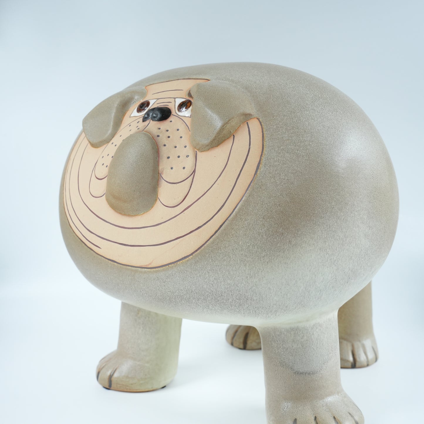 【廃盤品】希少 大型 リサ・ラーソン ブルドッグ マキシ（Bulldog Maxi）グスタフスベリＫスタジオ