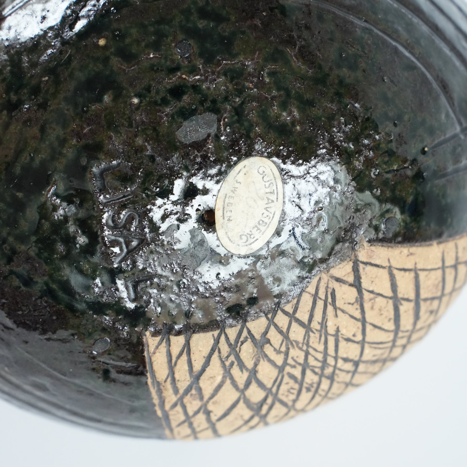 希少カラー リサ・ラーソン 漁師（Fiskare i båt）のオブジェ 茶色の服＆黒い船体の希少なカラーバリエーション 詳細14