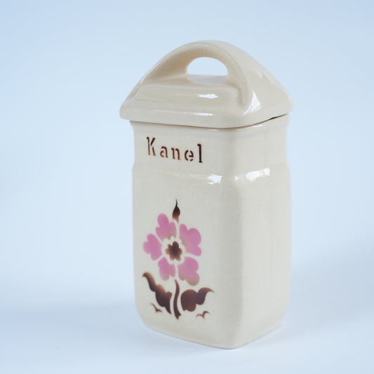 ARABIA（アラビア）スパイスジャー Kanel（シナモン）ヴィンテージ フィンランド 別角度