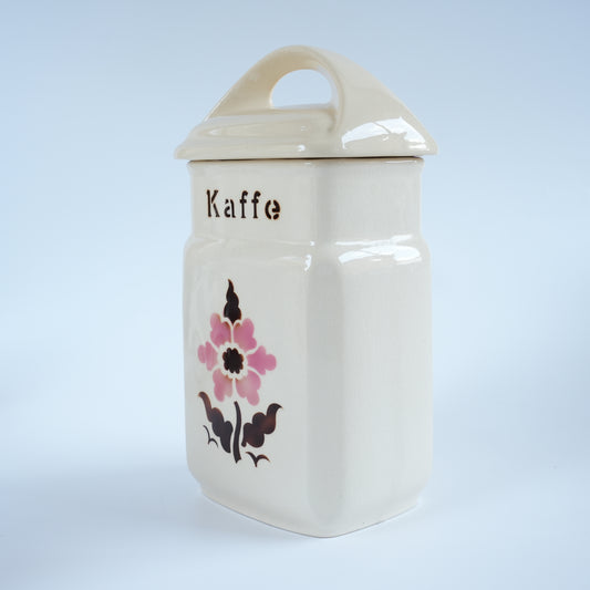 ARABIA（アラビア）スパイスキャニスター Kaffe（コーヒー入れ）ヴィンテージ フィンランド 別角度