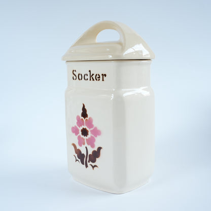 ARABIA（アラビア）スパイスキャニスター Socker（砂糖）ヴィンテージ フィンランド