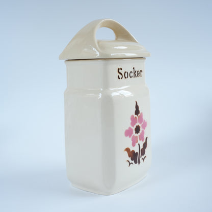 ARABIA（アラビア）スパイスキャニスター Socker（砂糖）ヴィンテージ フィンランド