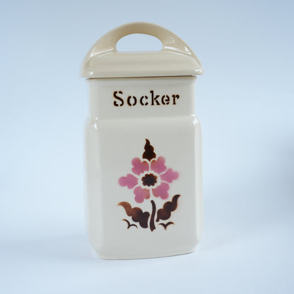 ARABIA（アラビア）スパイスキャニスター Socker（砂糖）ヴィンテージ フィンランド