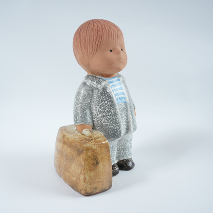 リサ・ラーソン ラッセ（Lasse）男の子のオブジェ 廃盤品｜Lisa Larson グスタフスベリ