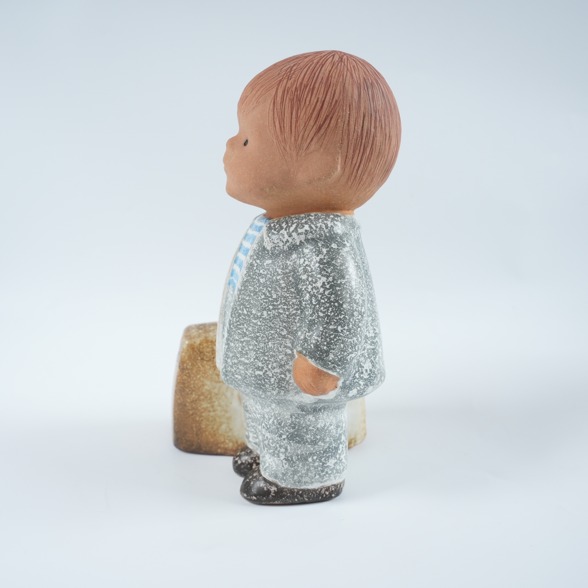 リサ・ラーソン ラッセ（Lasse）男の子のオブジェ 廃盤品｜Lisa Larson グスタフスベリ
