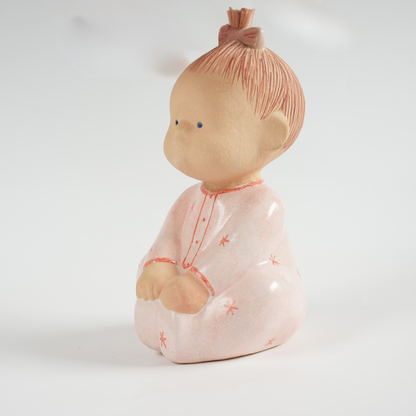 希少 フリーランス期 赤ちゃん（Pyret）リサ・ラーソン（Lisa Larson）グスタフスベリ製 ストーンウェア 高さ16cm