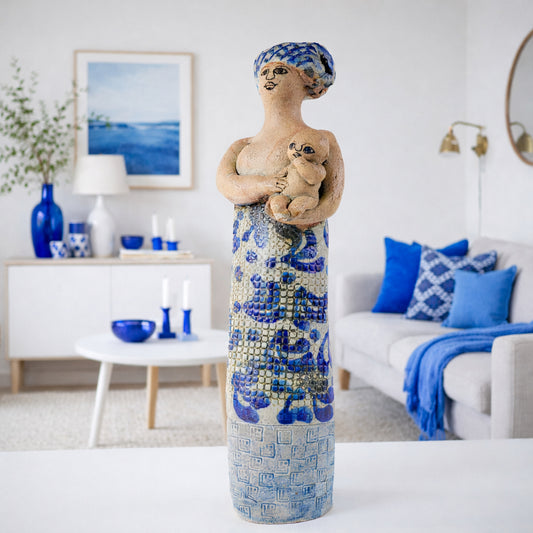 リサ・ラーソン 傑作ユニークピース アフリカの母と子の像