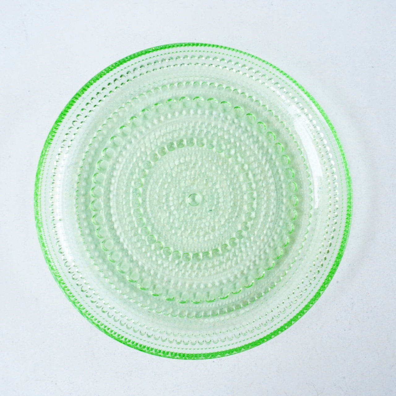 廃盤品 イッタラ（iittala）カステヘルミ（Kastehelmi）17.5cmプレート グリーン 皿 iittala   