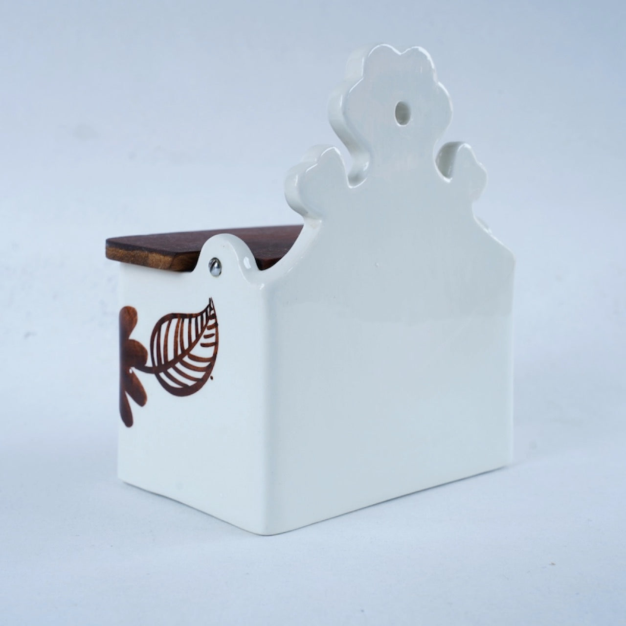 訳あり品 アラビア（ARABIA）アトリエGOG（Atelje GOG）茶色のソルトボックス 食品保存容器 ARABIA   
