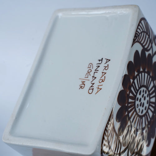 アラビア（ARABIA）アトリエGOG（Atelje GOG）茶色のソルトボックス 