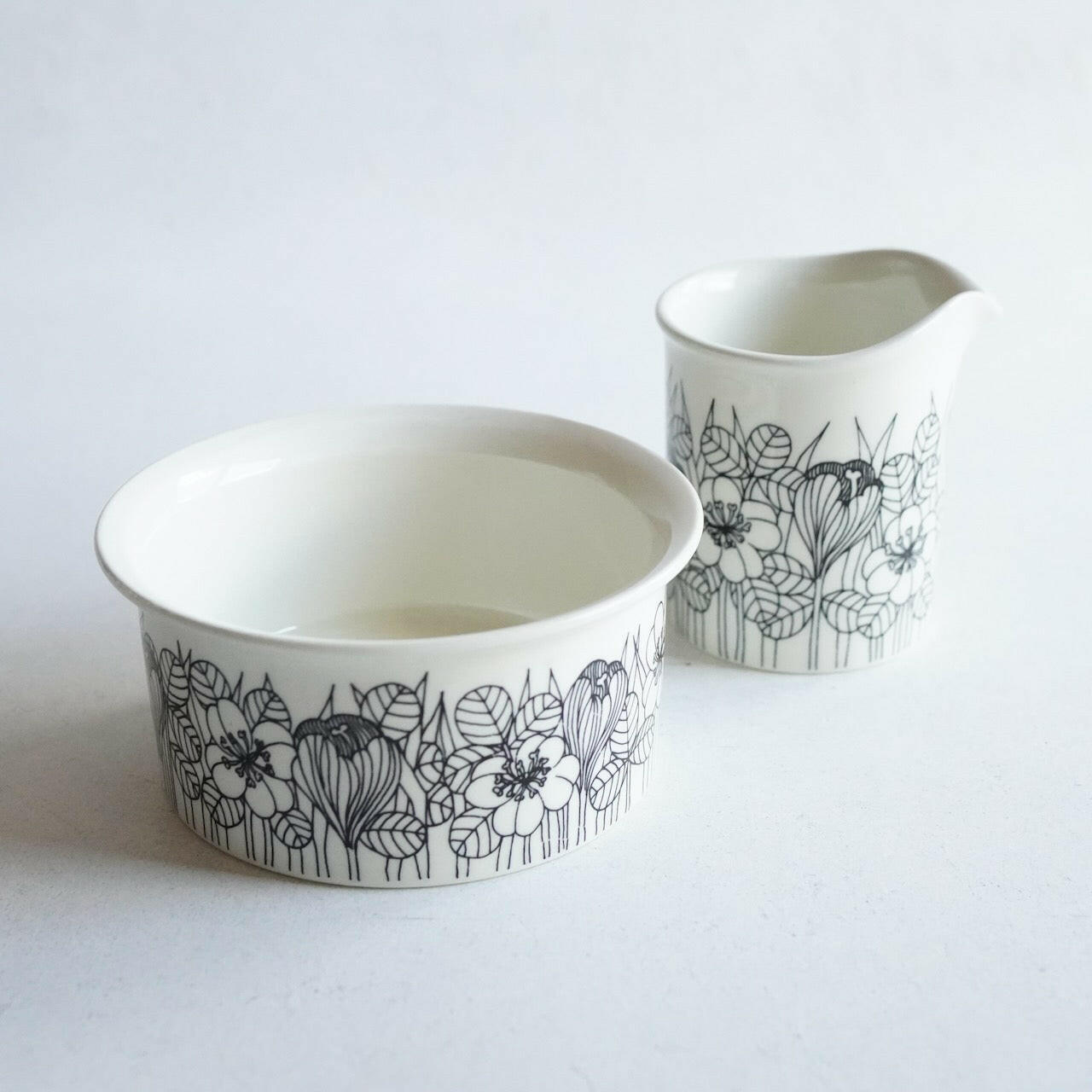 ARABIA クロッカス（Krokus）クリーマー＆シュガーボウル Sugar Bowls & Creamers ARABIA   