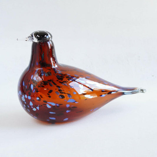 Iittala Oiva Toikka Reproduction Peccassini Brown Glass Figurine