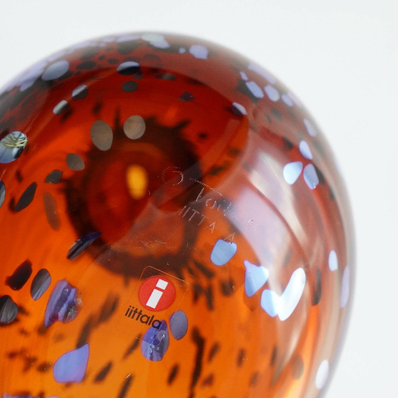 イッタラ オイヴァ・トイッカ（Oiva Toikka）復刻版 ペッカシーニ ブラウン ガラスの置物